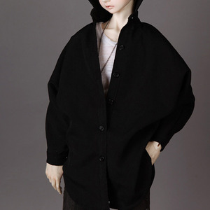 娃娃衣服 SDF65 Dolman Sleeve Shirt Black