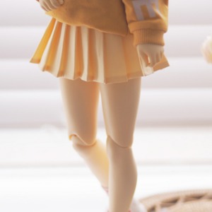 娃娃衣服 SDG Basic Pleated Skirt Yellow