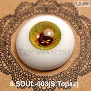 娃娃眼珠 16mm Soul Jewelry NO.003 S.Topaz