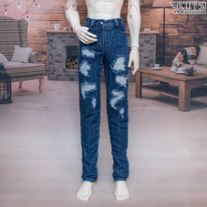娃娃衣服 GSDF Damage denim pantsBlue jeans