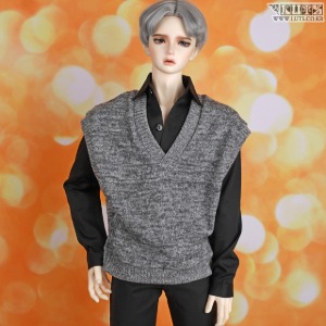 娃娃衣服 Pre-Order GSDF Overfit Knit Vest Gray