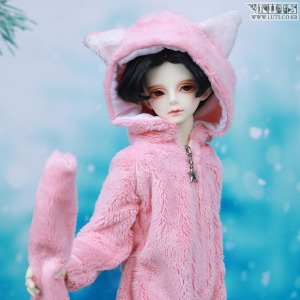 娃娃衣服 KDF45 Cat Jumpsuit Pink
