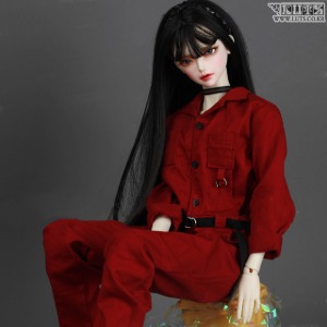 娃娃衣服 SDF65 Solty jumpsuit Red