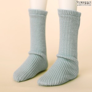 娃娃衣服 KDF color rib socks blue