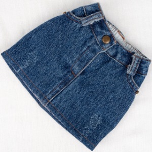 娃娃衣服 Pre-order MSD Denim Washed Mini Skirt Blue Jeans